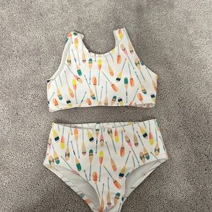 Pearl Street Swim 5/6 girls two piece swim suit
